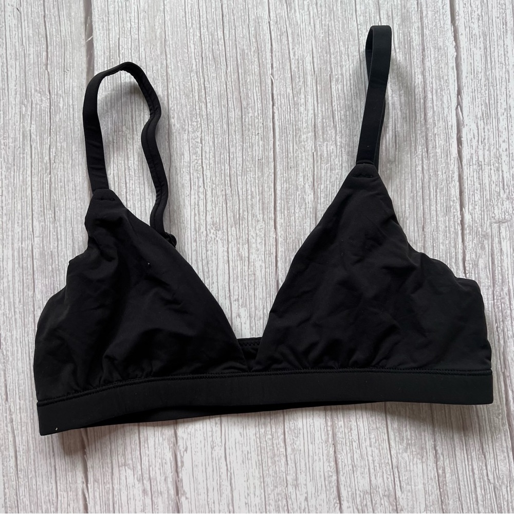 SKIMS Black Triangle Bra